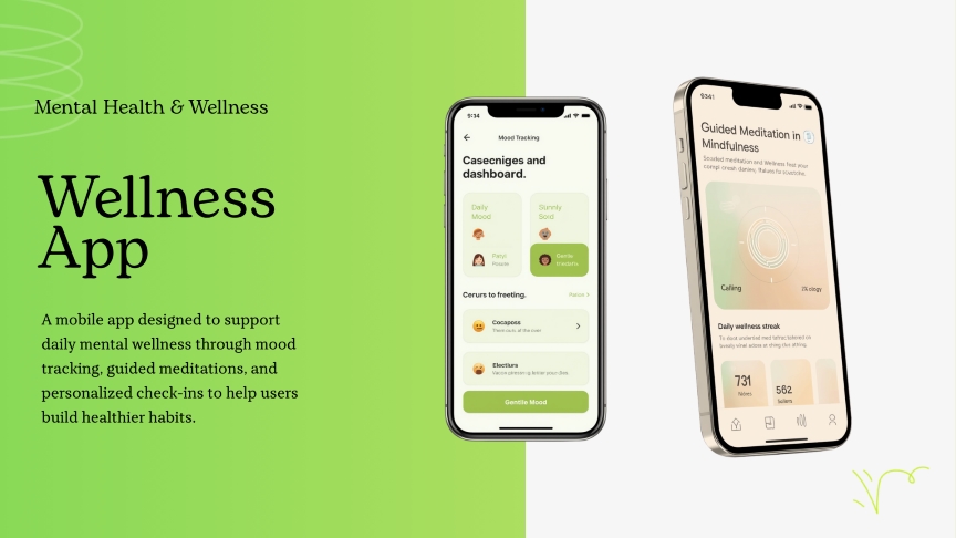 AI-Powered Wellness App — Mobile View